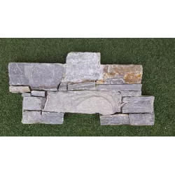 2 PAREMENTS PIERRE INTROD ARGENTE 30X60 - 380B